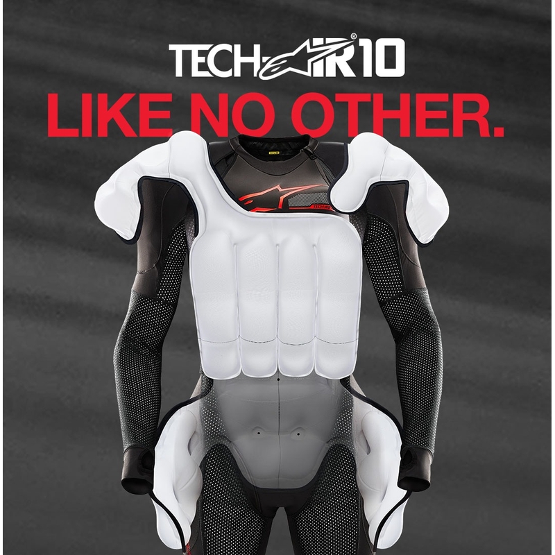 Sistema de airbag Alpinestars TECH-AIR®10 negro-rojo-gris
