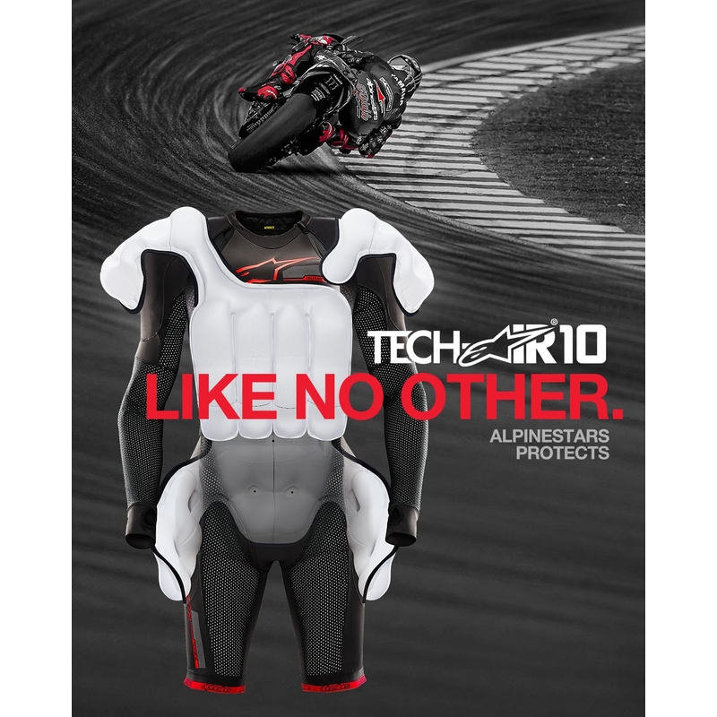 Sistema de airbag Alpinestars TECH-AIR®10 negro-rojo-gris