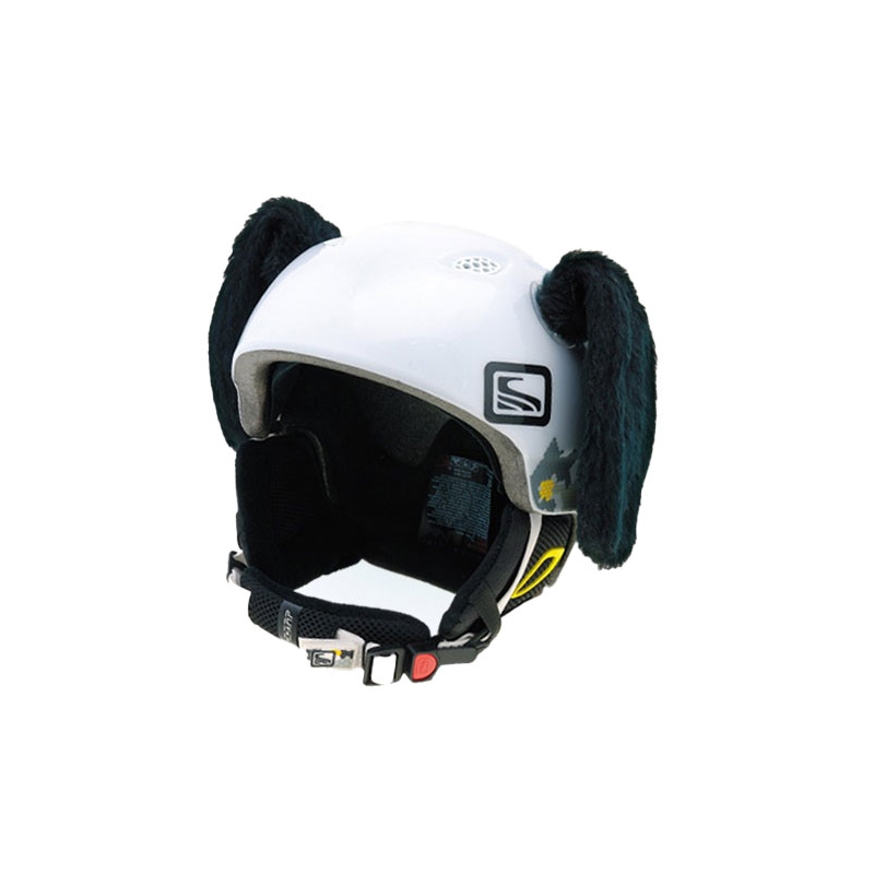 Orejas de casco Perro negro