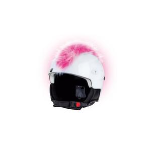 Casco orejas Chiro rosa y blanco