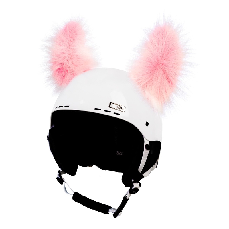 Orejas de casco Yeti rosa