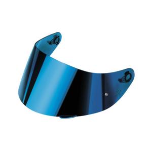 Plexi KDS-F-03 pro helmy Scorpion EXO-GT SP AIR modré zrcadlové