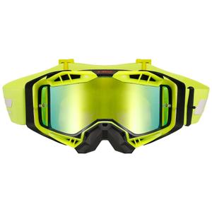 Gafas de motocross LS2 Aura PRO plexi iridium negro-amarillo