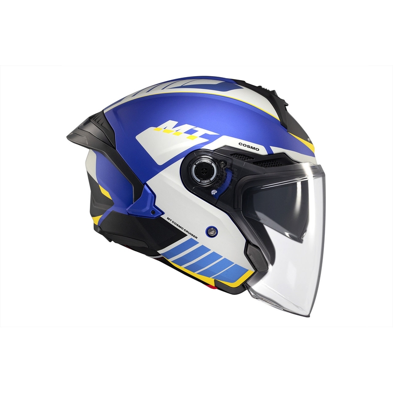 MT Cosmo SV Cruiser casco abierto azul-negro-gris mate