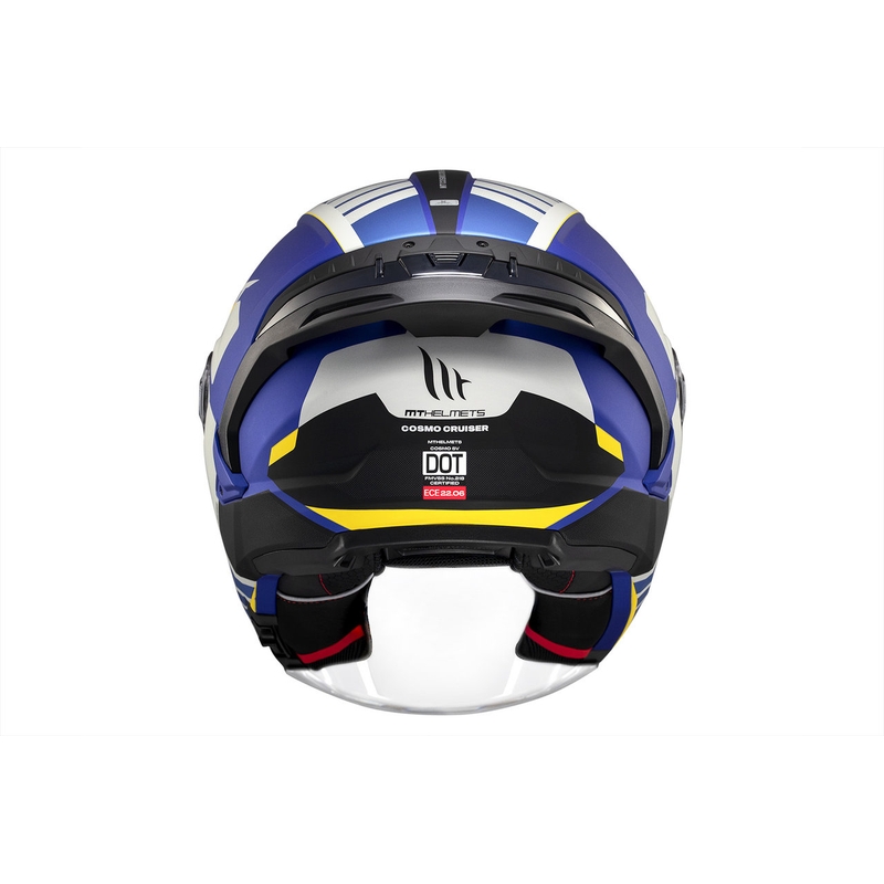MT Cosmo SV Cruiser casco abierto azul-negro-gris mate