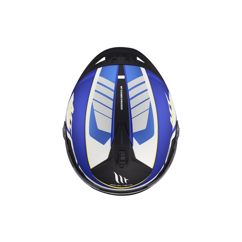 MT Cosmo SV Cruiser casco abierto azul-negro-gris mate