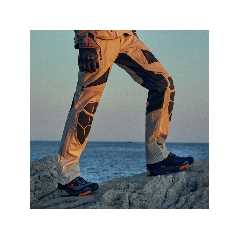 Pantalones de moto Alpinestars AMT-10R DRYSTAR XF arena-negro-naranja