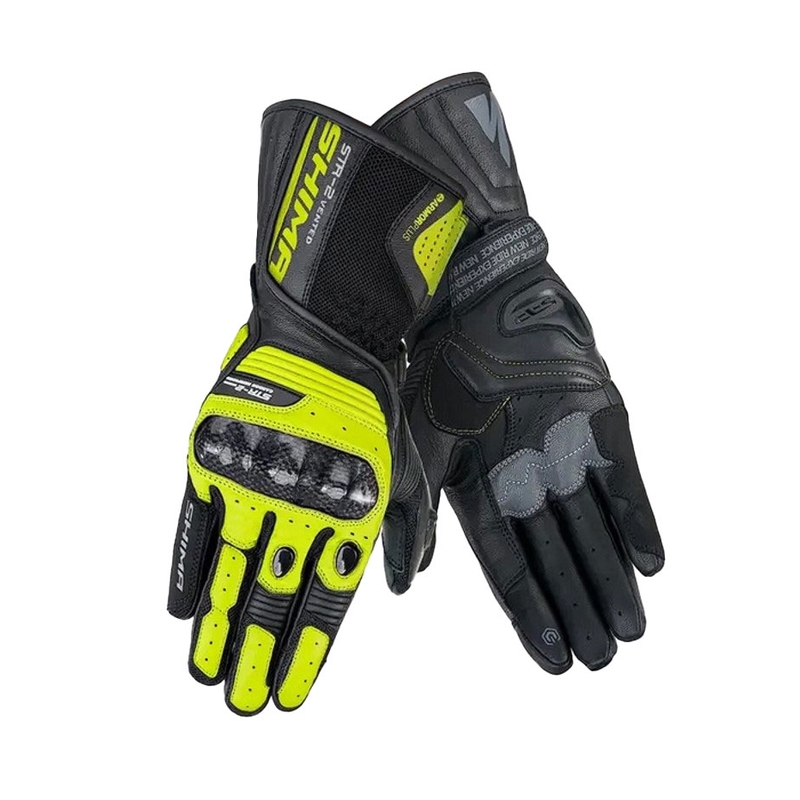 Guantes de moto Shima STR-2 Vent amarillo fluo
