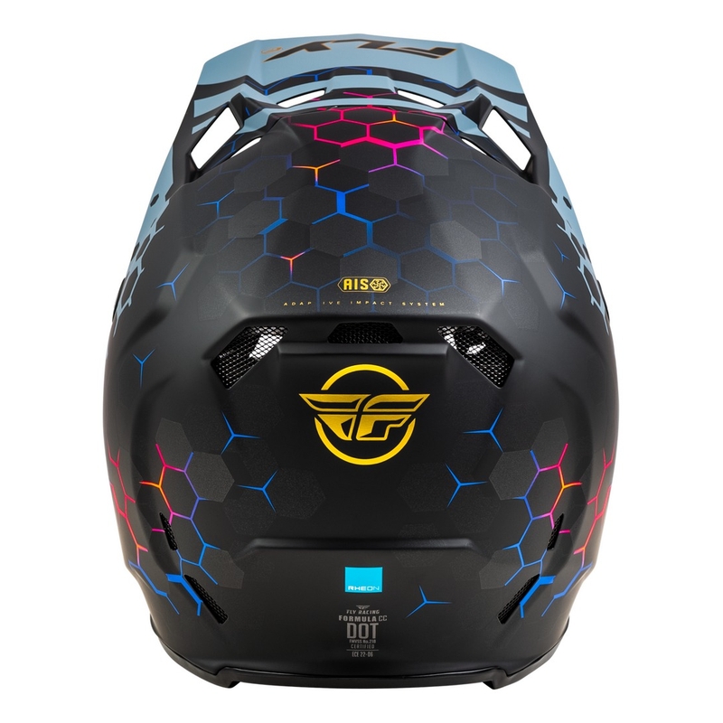 Casco motocross FLY Racing Formula CC Tektonic negro-gris