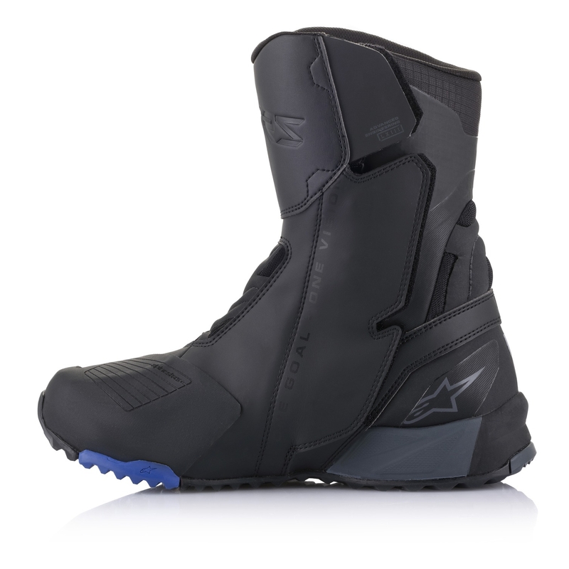 Botas de moto Alpinestars RT-8 GORE-TEX negras y azules