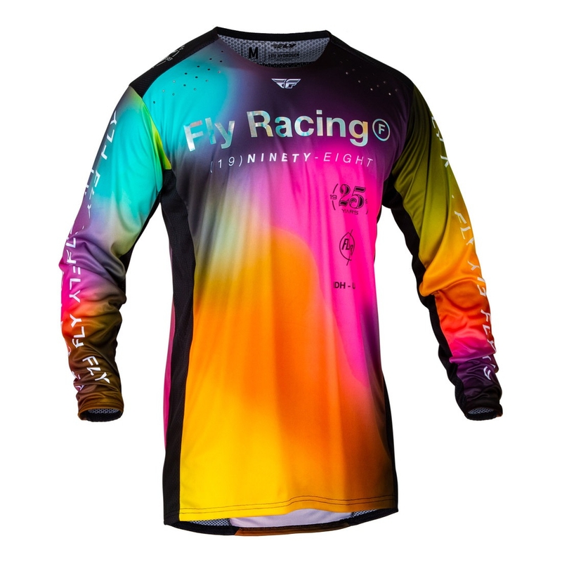 Camiseta motocross FLY Racing Lite Le Legacy rosa-azul