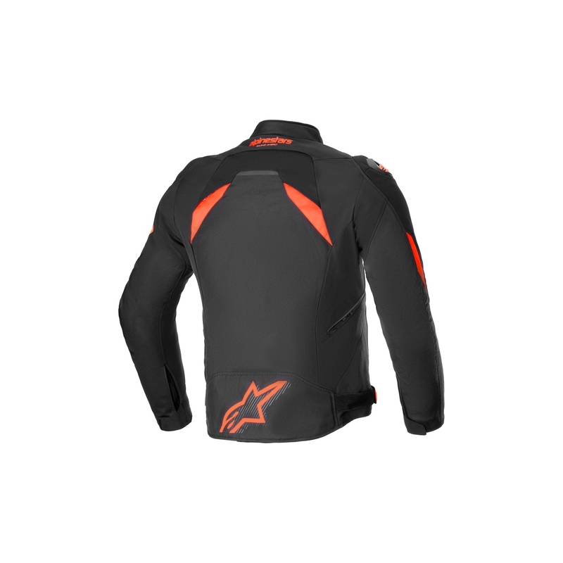 Chaqueta de moto Alpinestars T-GP R 3 DRYSTAR negro-rojo fluo-blanco