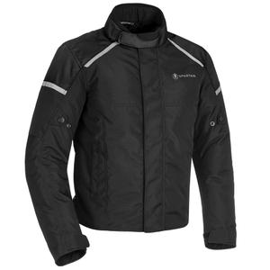 Chaqueta de moto Oxford Spartan Short WP Negra