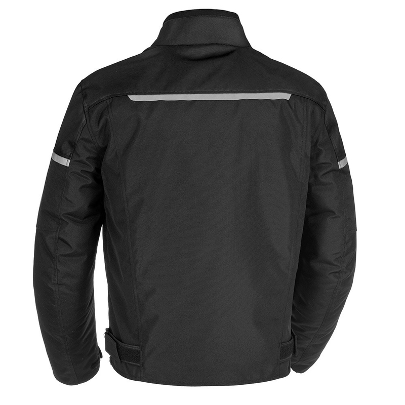 Chaqueta de moto Oxford Spartan Short WP Negra
