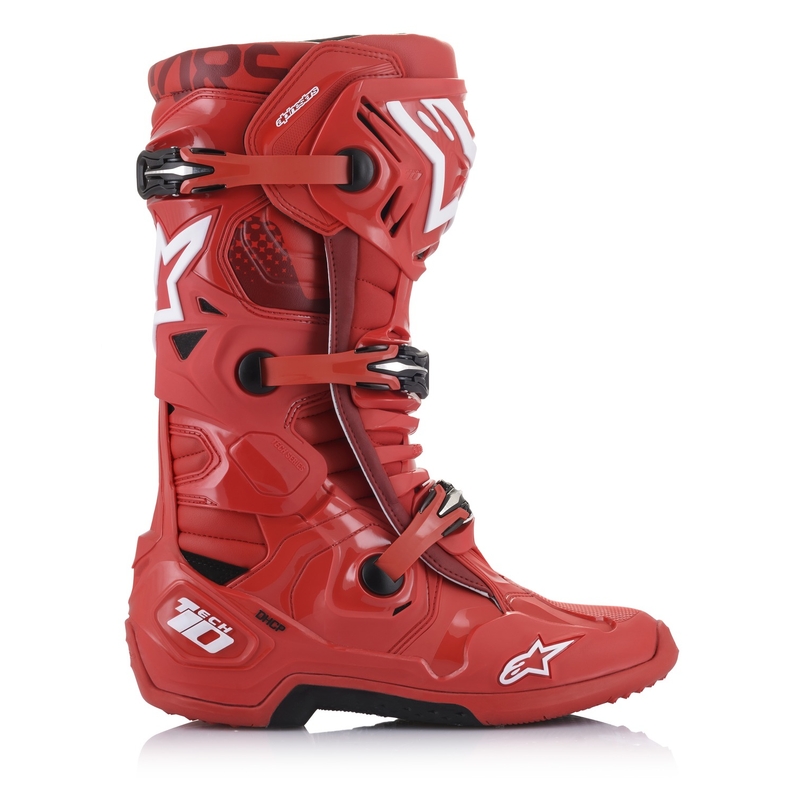 Botas de moto Alpinestars Tech 10 rojas
