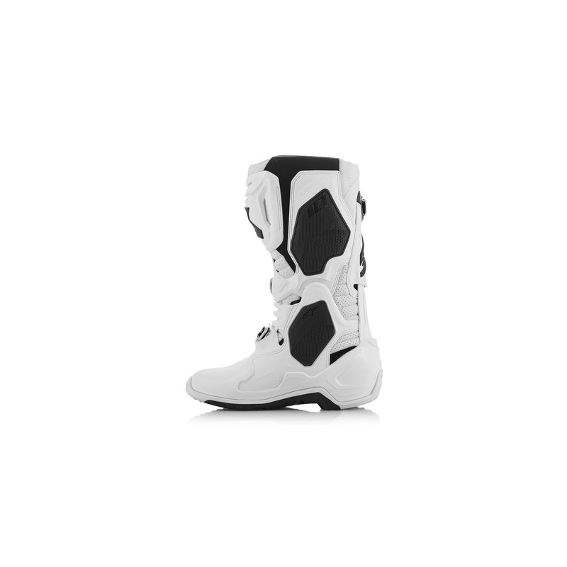 Botas de moto Alpinestars Tech 10 Supervented Perforadas Blancas