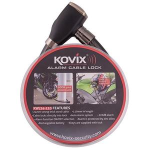 Cerradura de cable con alarma KOVIX KWL24-110