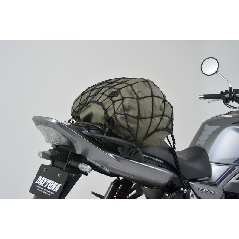 Red flexible para equipaje de moto con ganchos de plástico Daytona 40 x 40 cm negro