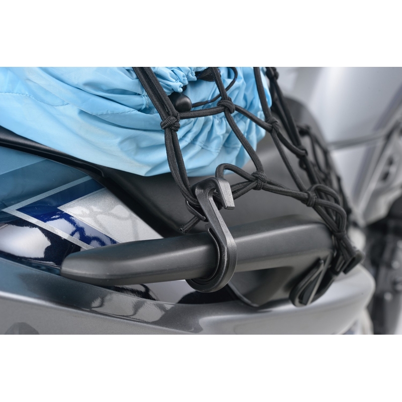Red flexible para equipaje de moto con ganchos de plástico Daytona 40 x 40 cm negro