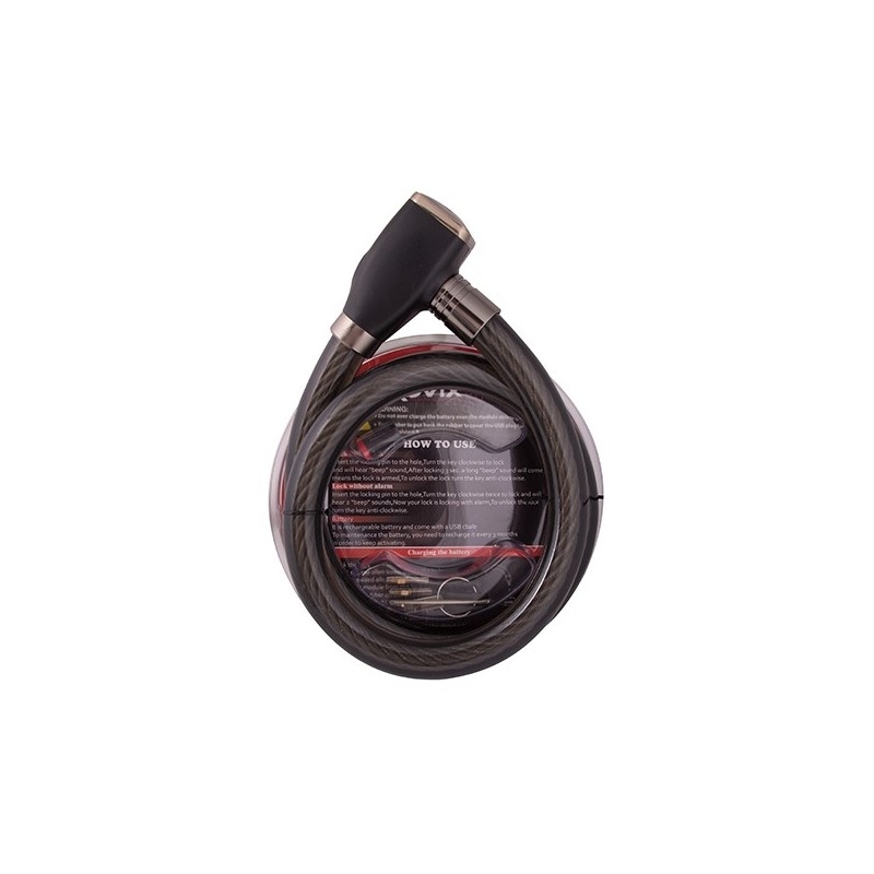 Cerradura de cable con alarma KOVIX KWL24-110