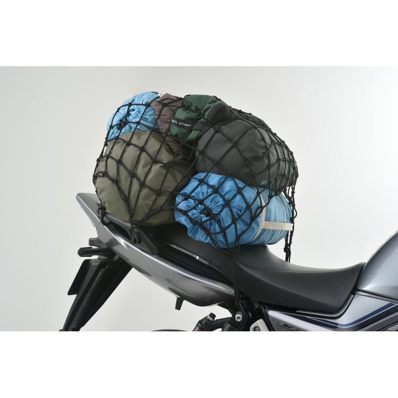 Red flexible para equipaje de moto con ganchos de plástico Daytona 60 x 60 cm negro