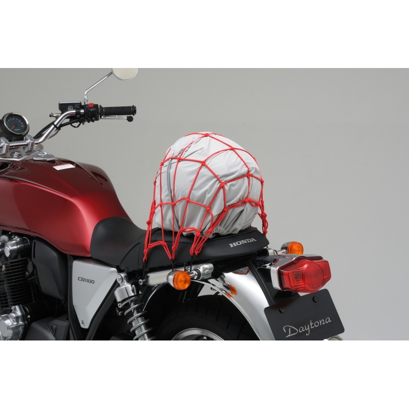 Red flexible para equipaje de moto con ganchos metálicos Daytona 40 x 40 cm rojo
