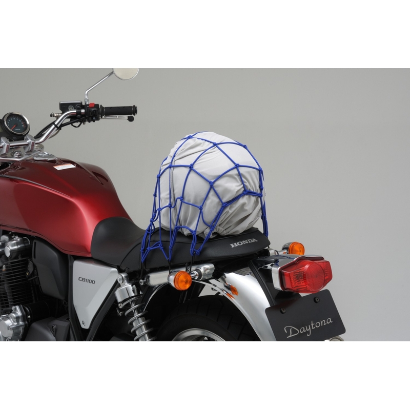 Red flexible para equipaje de moto con ganchos metálicos Daytona 40 x 40 cm azul