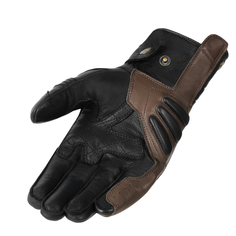 Guantes de moto Rebelhorn Hunter Negros y Marrones liquidación