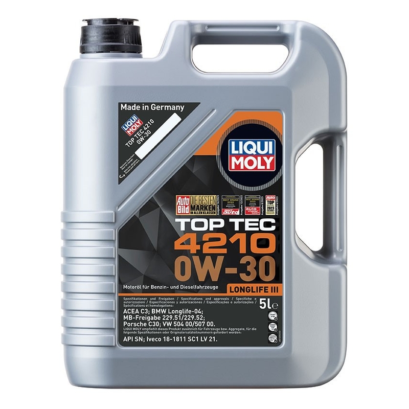 LIQUI MOLY Top Tec 4210 0W-30 Aceite de motor sintético 5 l