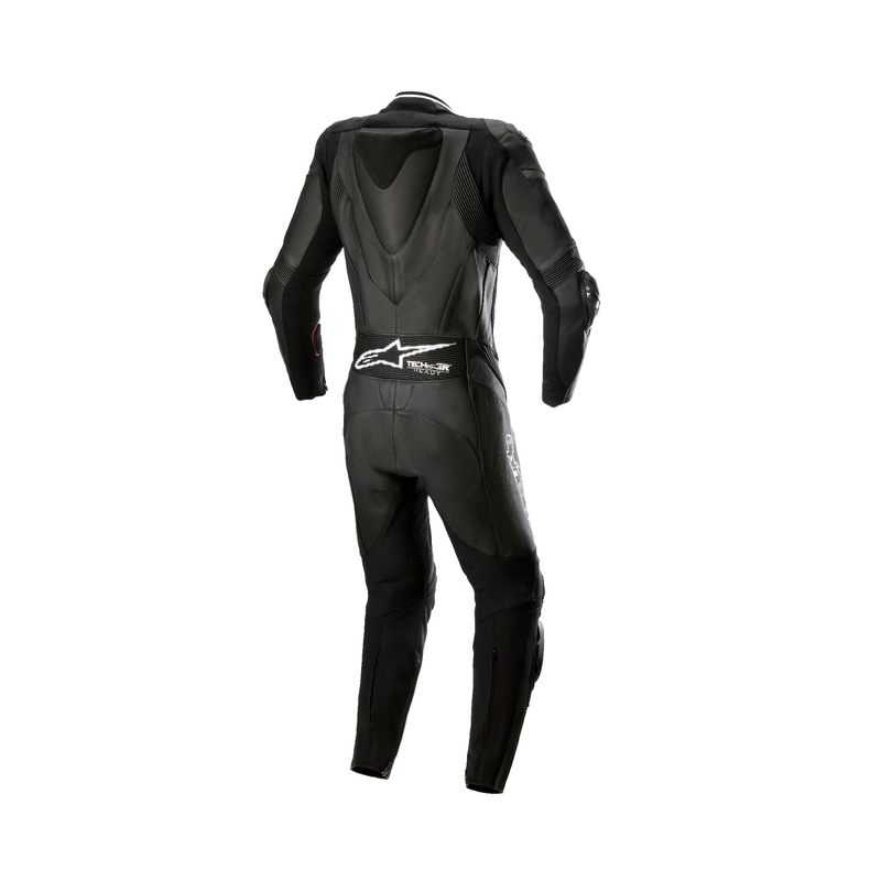 Mono de cuero de una pieza para mujer Alpinestars STELLA GP PLUS 2 Negro-Blanco-Gris metalizado