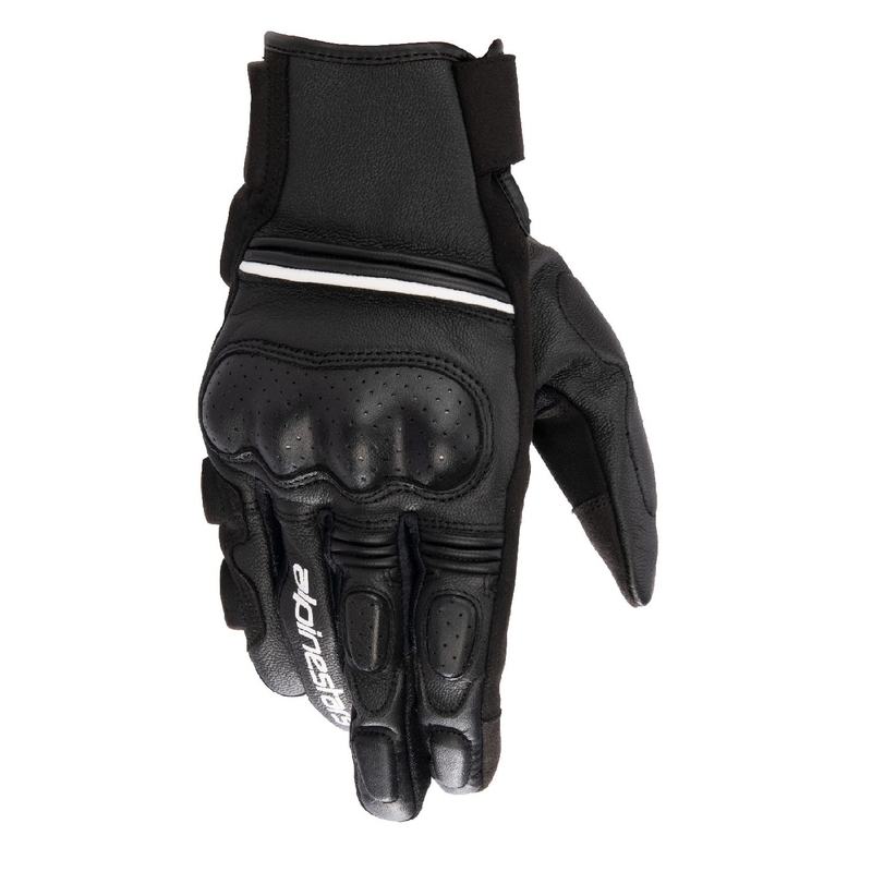 Guantes de moto Alpinestars Phenom blancos y negros