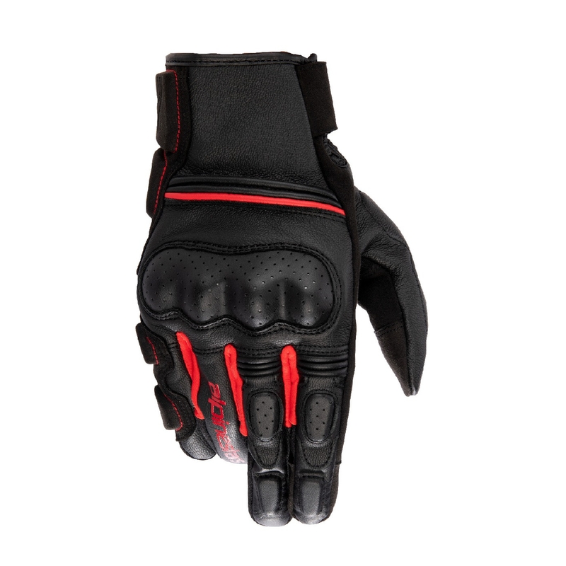 Guantes de moto Alpinestars Phenom negro y rojo