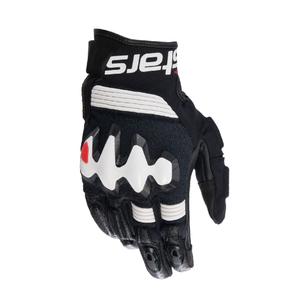 Guantes de moto Alpinestars Halo blanco y negro