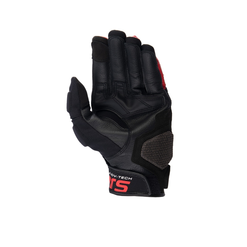 Guantes de moto Alpinestars Halo Negros, Blancos y Rojos