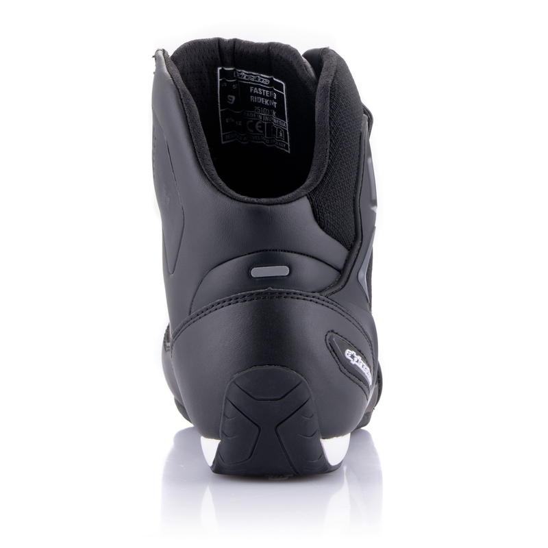 Botas de moto Alpinestars Faster-3 Rideknit negras y grises