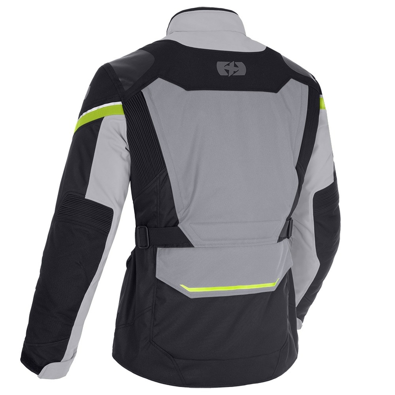 Oxford Montreal 4.0 DRY2DRY™ chaqueta de moto negro-gris-amarillo fluo