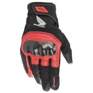 Guantes de moto Alpinestars SMX Z Drystar Honda Negros y Rojos