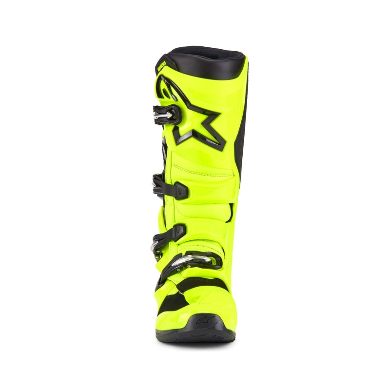 Botas de moto Alpinestars Tech 5 amarillo flúor-negro
