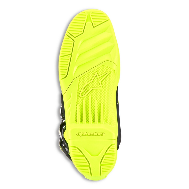 Botas de moto Alpinestars Tech 5 amarillo flúor-negro