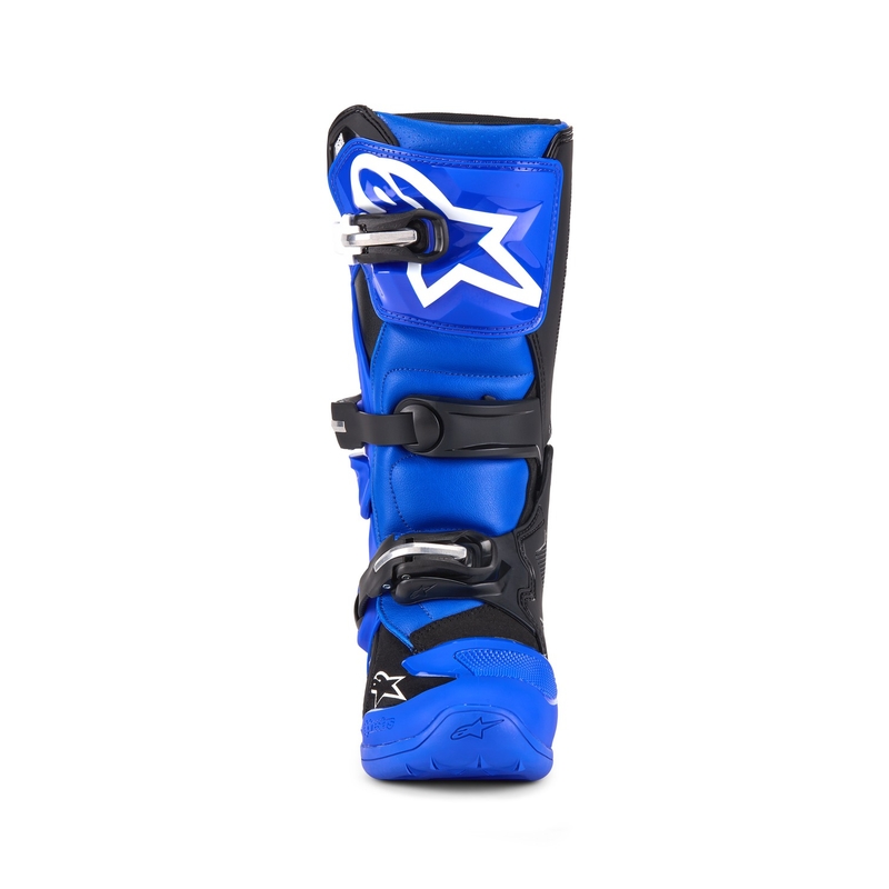 Botas de moto para niños Alpinestars Tech 7 S Azul, Blanco y Negro 2025