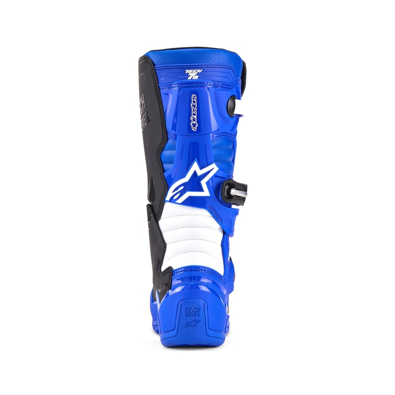 Botas de moto para niños Alpinestars Tech 7 S Azul, Blanco y Negro 2025