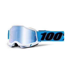 Gafas de motocross para niños 100% NOVEL ACCURI azul plexi