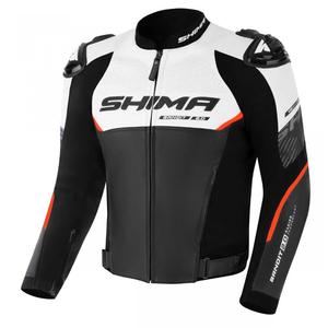 Chaqueta de moto Shima Bandit 2.0 negro-blanco-rojo
