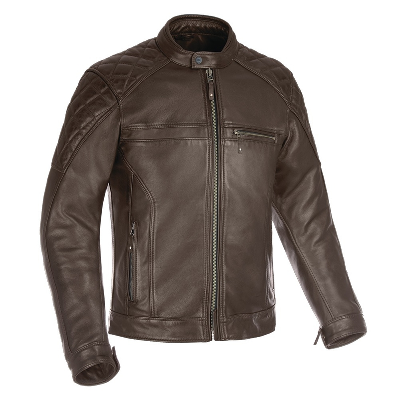 Oxford Route 73 2.0 Chaqueta de moto de cuero marrón liquidación