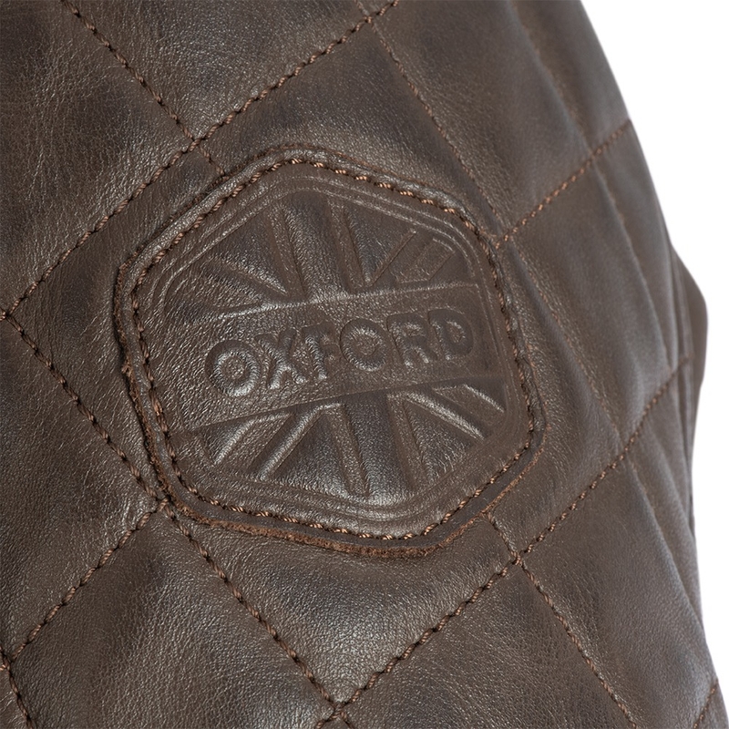 Oxford Route 73 2.0 Chaqueta de moto de cuero marrón liquidación