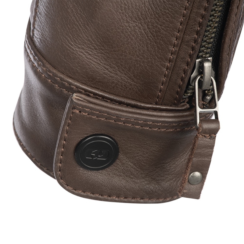 Oxford Route 73 2.0 Chaqueta de moto de cuero marrón liquidación