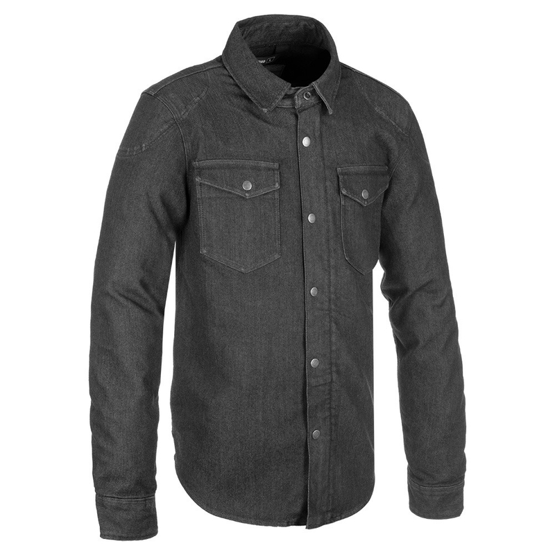 Oxford Original Aprobado Negro Camisa de la motocicleta