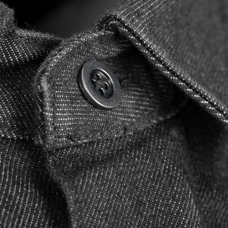 Oxford Original Aprobado Negro Camisa de la motocicleta