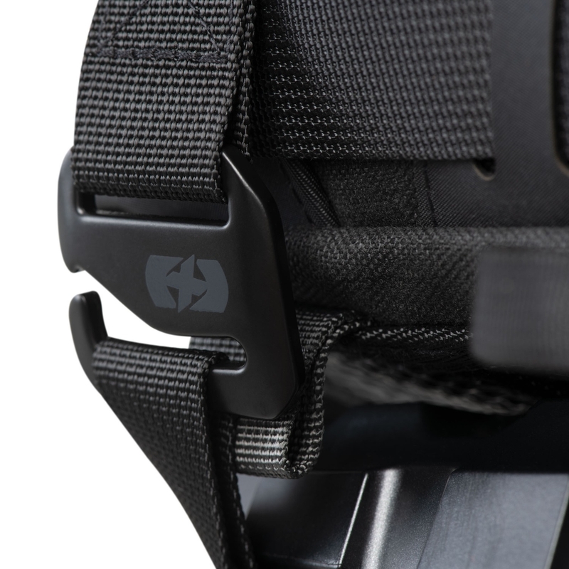 Bolsa para asiento de pasajero Oxford Atlas T-10 Advanced Tourpack de 10 l, color negro