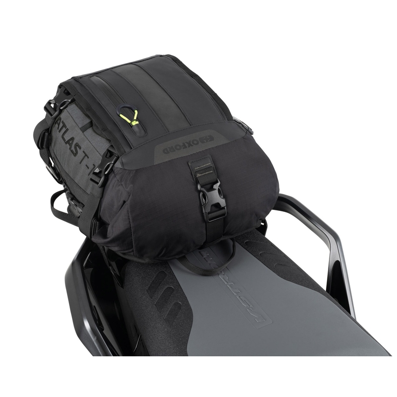 Bolsa para asiento de pasajero Oxford Atlas T-10 Advanced Tourpack de 10 l, color gris